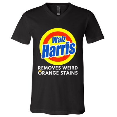 Kamala Removes Stubborn Orange Stains Harris Walz Waltz Premium V-Neck T-Shirt