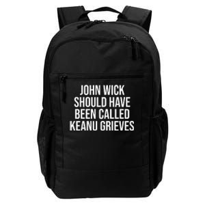 Keanu Reeves Should Have Been Called Keanu Grieves Daily Commute Backpack