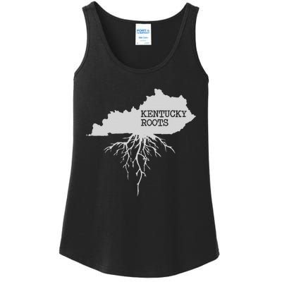 Kentucky Roots State Of Kentucky Map Ladies Essential Tank