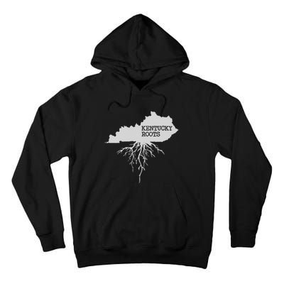 Kentucky Roots State Of Kentucky Map Tall Hoodie