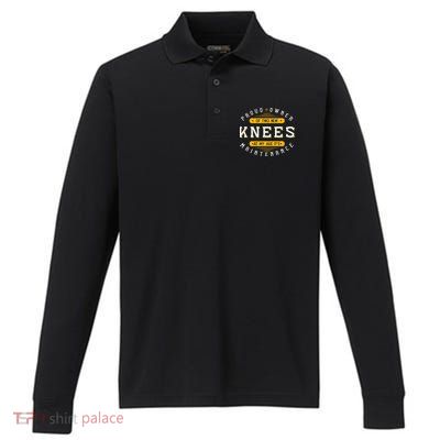 Knee Replacement Surgery Arthroplasty Artificial Joint TKR Performance Long Sleeve Polo