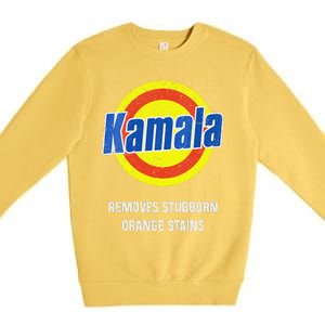 Kamala Removes Stubborn Orange Stains Kamala Harris 2024 Premium Crewneck Sweatshirt