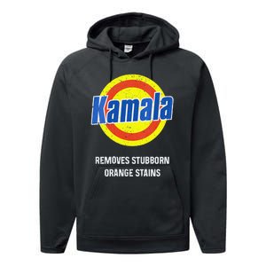 Kamala Removes Stubborn Orange Stains Kamala Harris 2024 Performance Fleece Hoodie