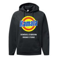 Kamala Removes Stubborn Orange Stains Kamala Harris 2024 Performance Fleece Hoodie