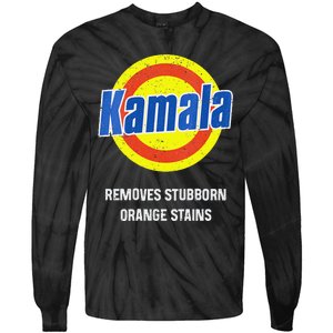 Kamala Removes Stubborn Orange Stains Kamala Harris 2024 Tie-Dye Long Sleeve Shirt