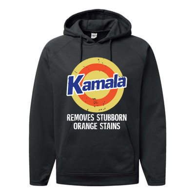 Kamala Removes Stubborn Orange Stains Kamala Harris 2024 Performance Fleece Hoodie