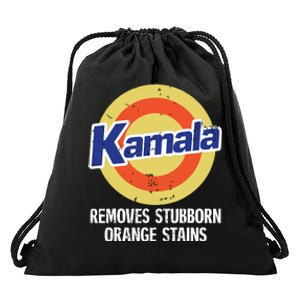 Kamala Removes Stubborn Orange Stains Kamala Harris 2024 Drawstring Bag