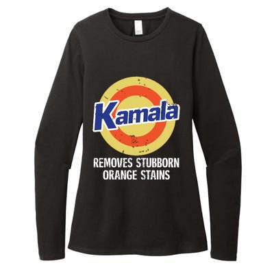 Kamala Removes Stubborn Orange Stains Kamala Harris 2024 Womens CVC Long Sleeve Shirt