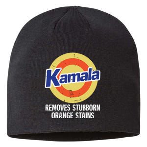 Kamala Removes Stubborn Orange Stains Kamala Harris 2024 Sustainable Beanie