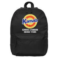 Kamala Removes Stubborn Orange Stains Kamala Harris 2024 16 in Basic Backpack