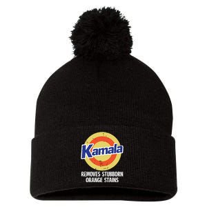 Kamala Removes Stubborn Orange Stains Kamala Harris 2024 Pom Pom 12in Knit Beanie