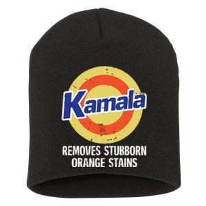 Kamala Removes Stubborn Orange Stains Kamala Harris 2024 Short Acrylic Beanie