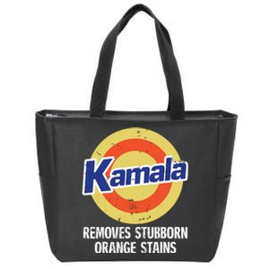 Kamala Removes Stubborn Orange Stains Kamala Harris 2024 Zip Tote Bag