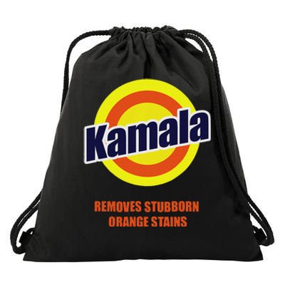 Kamala Removes Stubborn Orange Stains Funny Democrat Drawstring Bag