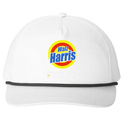 Kamala Removes Stubborn Orange Stains Harris Walz Waltz Snapback Five-Panel Rope Hat