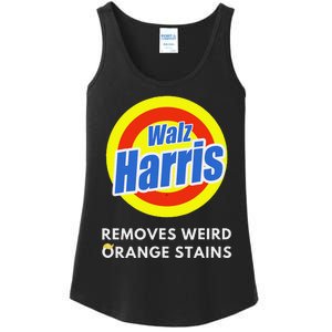 Kamala Removes Stubborn Orange Stains Harris Walz Waltz Ladies Essential Tank