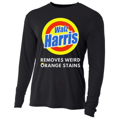 Kamala Removes Stubborn Orange Stains Harris Walz Waltz Cooling Performance Long Sleeve Crew