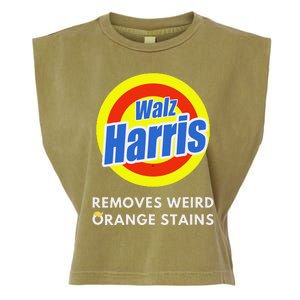 Kamala Removes Stubborn Orange Stains Harris Walz Waltz Garment-Dyed Women's Muscle Tee