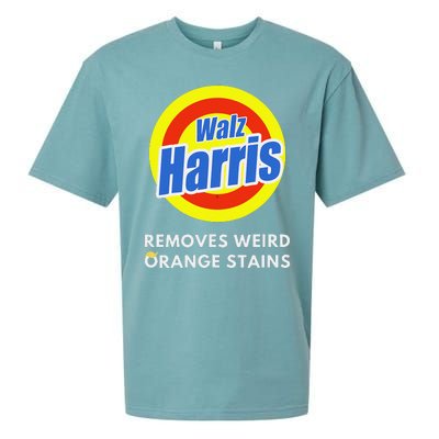 Kamala Removes Stubborn Orange Stains Harris Walz Waltz Sueded Cloud Jersey T-Shirt