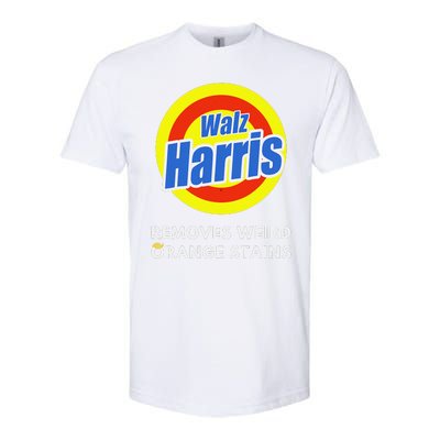 Kamala Removes Stubborn Orange Stains Harris Walz Waltz Softstyle® CVC T-Shirt