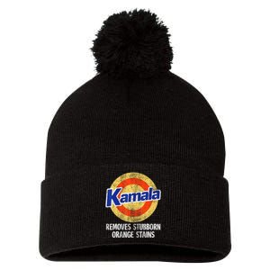 Kamala Removes Stubborn Orange Stains Kamala Harris 2024 Pom Pom 12in Knit Beanie