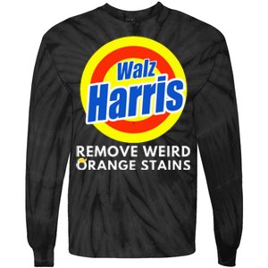 Kamala Removes Stubborn Orange Stains Harris Walz Waltz Tie-Dye Long Sleeve Shirt