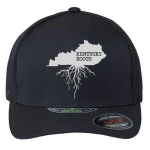 Kentucky Roots State Of Kentucky Map Flexfit Unipanel Trucker Cap