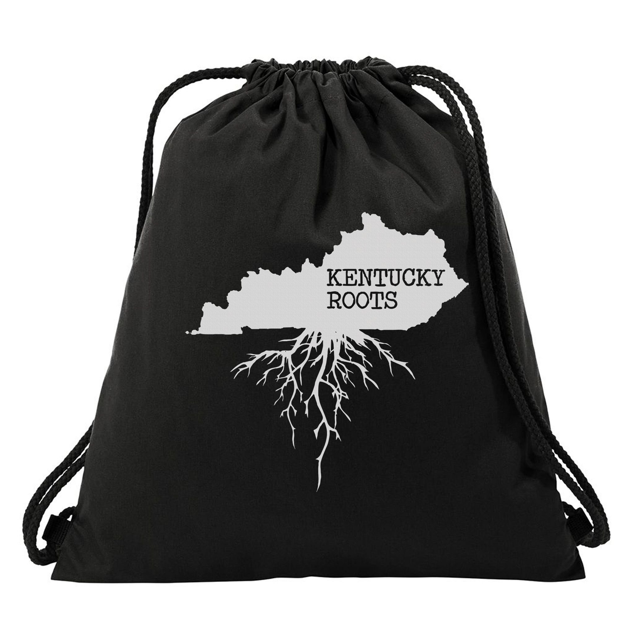 Kentucky Roots State Of Kentucky Map Drawstring Bag