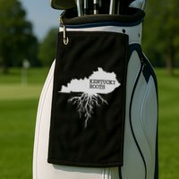 Kentucky Roots State Of Kentucky Map Golf Towel