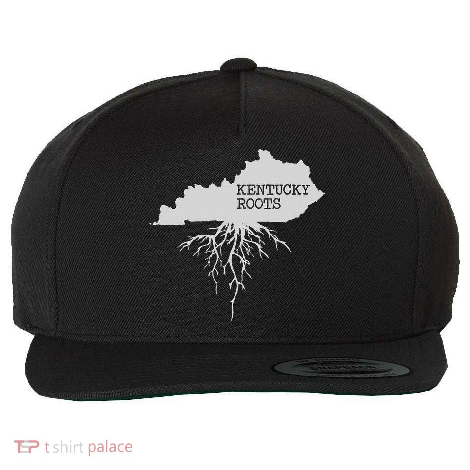 Kentucky Roots State Of Kentucky Map Wool Snapback Cap