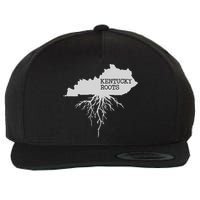 Kentucky Roots State Of Kentucky Map Wool Snapback Cap