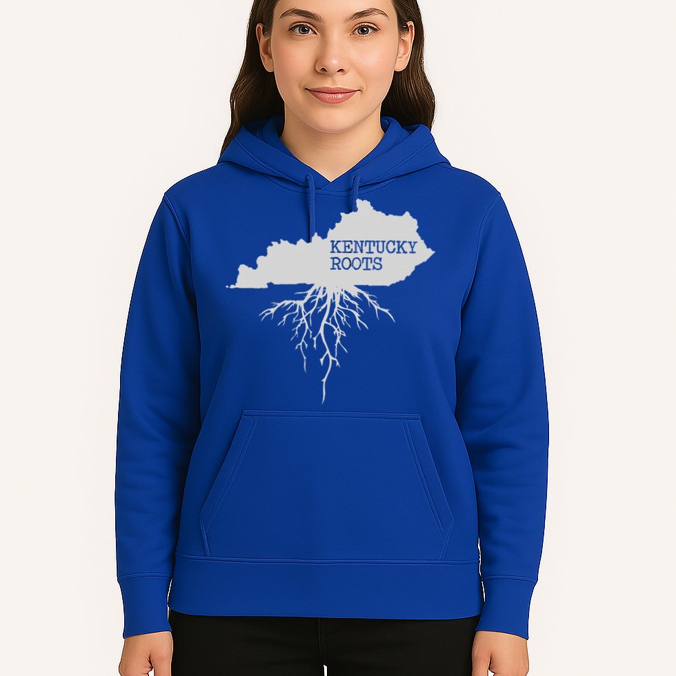 Kentucky Roots State Of Kentucky Map Hoodie