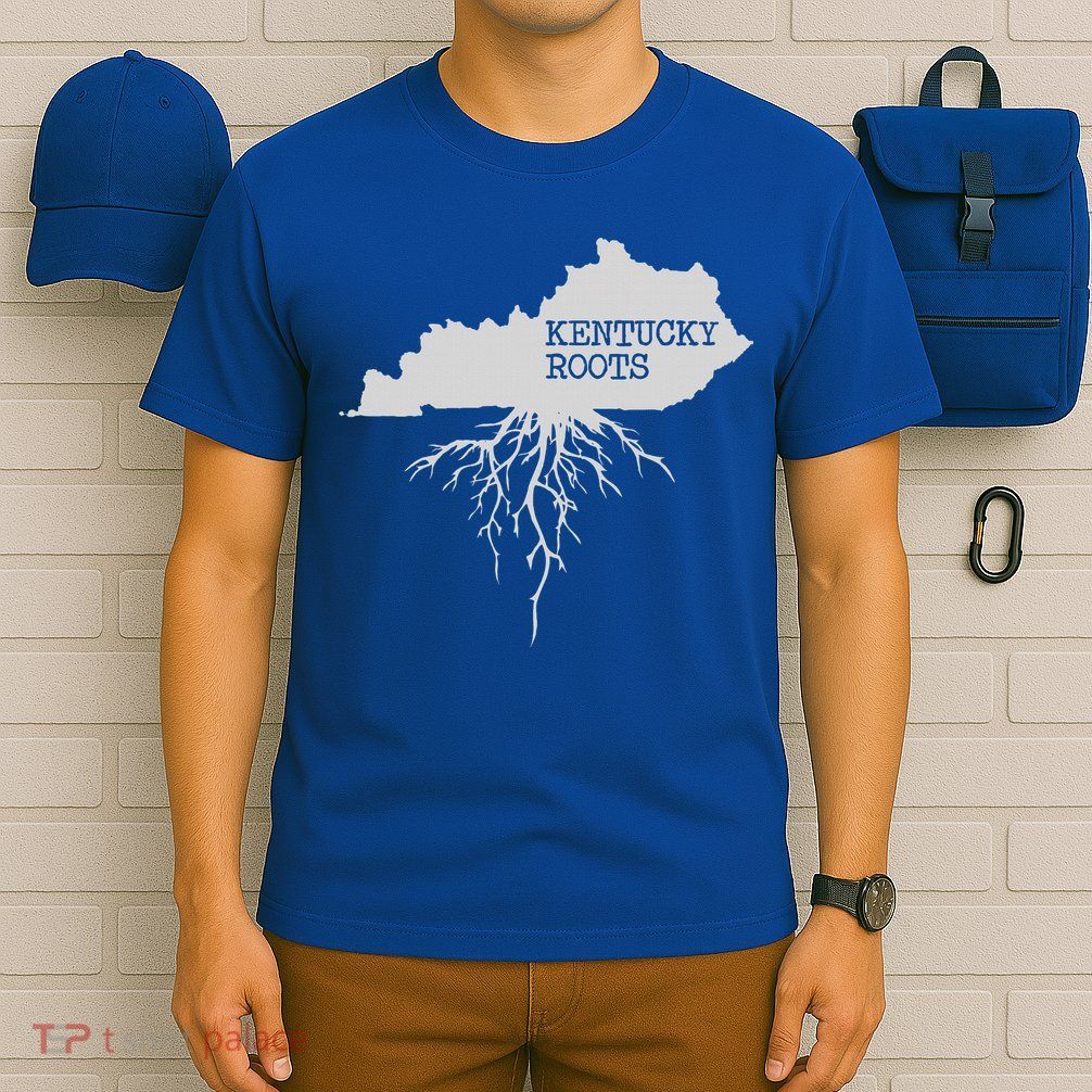 Kentucky Roots State Of Kentucky Map T-Shirt