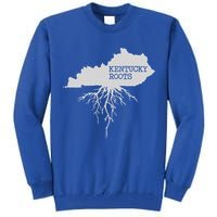 Kentucky Roots State Of Kentucky Map Tall Sweatshirt