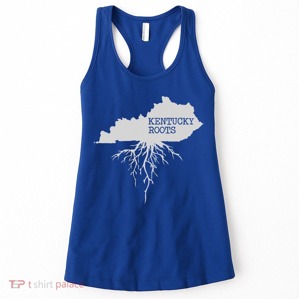 Kentucky Roots State Of Kentucky Map Womens Tank Top