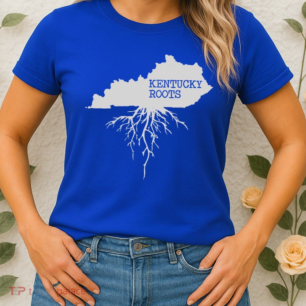Kentucky Roots State Of Kentucky Map Womens T-Shirt
