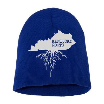 Kentucky Roots State Of Kentucky Map Short Acrylic Beanie
