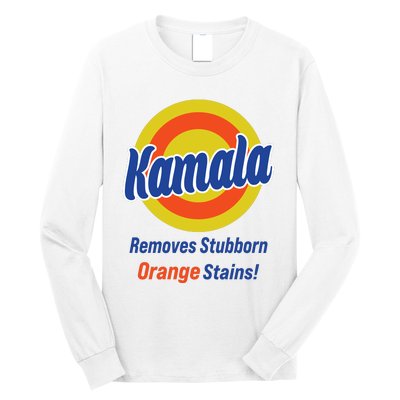 Kamala Removes Stubborn Orange Stains Long Sleeve Shirt