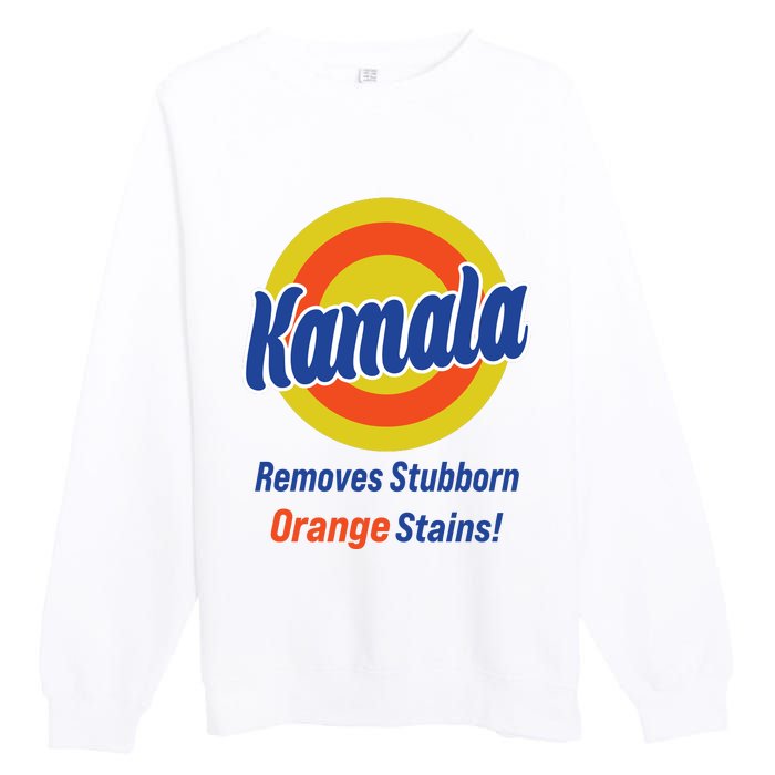 Kamala Removes Stubborn Orange Stains Premium Crewneck Sweatshirt