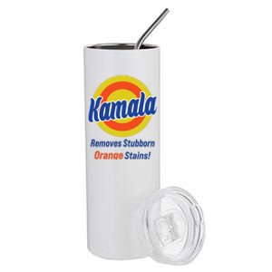 Kamala Removes Stubborn Orange Stains Stainless Steel Tumbler