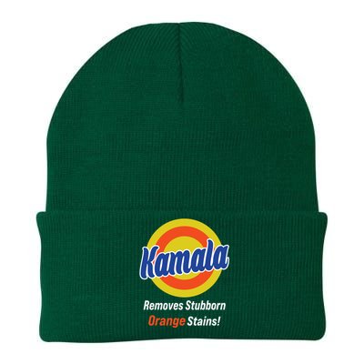 Kamala Removes Stubborn Orange Stains Knit Cap Winter Beanie