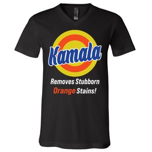 Kamala Removes Stubborn Orange Stains V-Neck T-Shirt