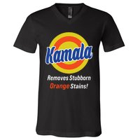 Kamala Removes Stubborn Orange Stains V-Neck T-Shirt