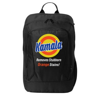 Kamala Removes Stubborn Orange Stains City Backpack