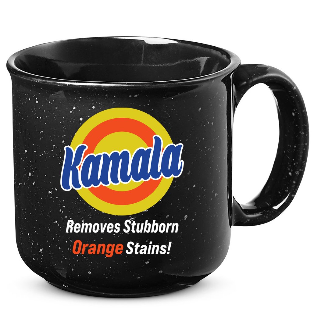 Kamala Removes Stubborn Orange Stains 15oz Campfire Ceramic Mug