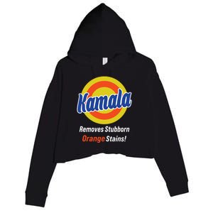 Kamala Removes Stubborn Orange Stains Crop Fleece Hoodie