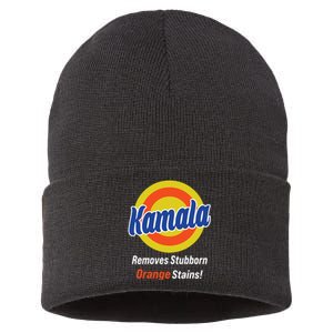 Kamala Removes Stubborn Orange Stains Sustainable Knit Beanie