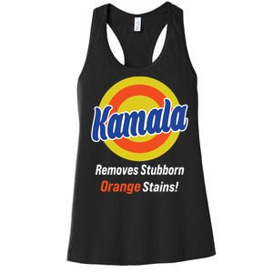 Kamala Removes Stubborn Orange Stains Women's Racerback Tank