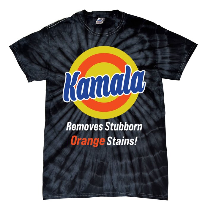 Kamala Removes Stubborn Orange Stains Tie-Dye T-Shirt