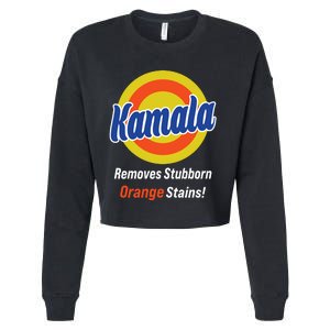 Kamala Removes Stubborn Orange Stains Cropped Pullover Crew